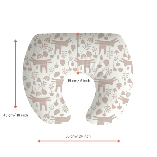 Jolly Jumper Baby Sitter Nursing Pillow - Beige Bunny