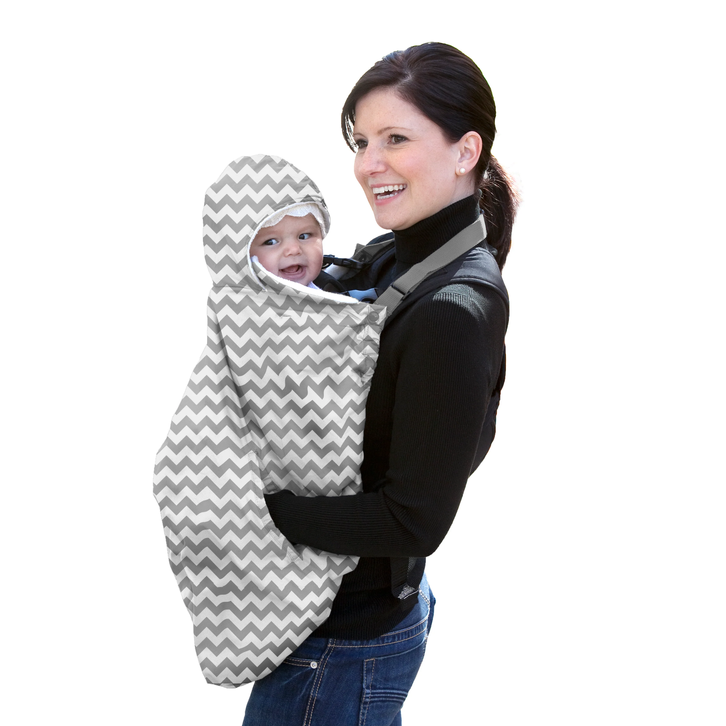 Snuggle Cover - Grey Chevron