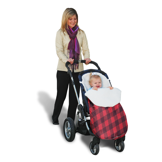 Stroller Snuggle Bag - Water Resistant - Buffalo Plaid