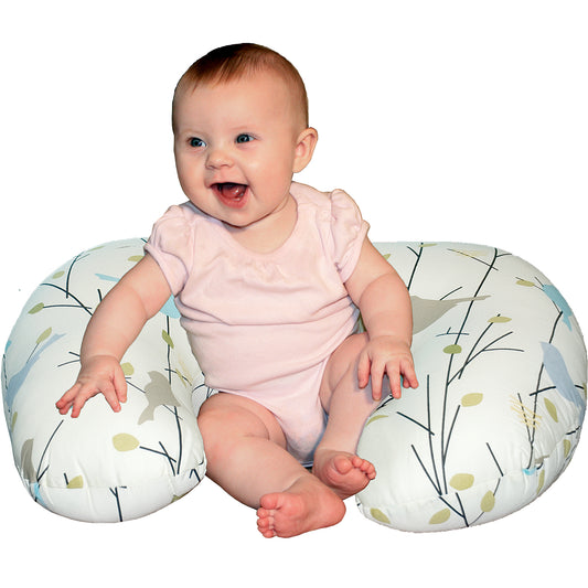 Baby Sitter Nursing and Play Cushion - Earthtone Birdies