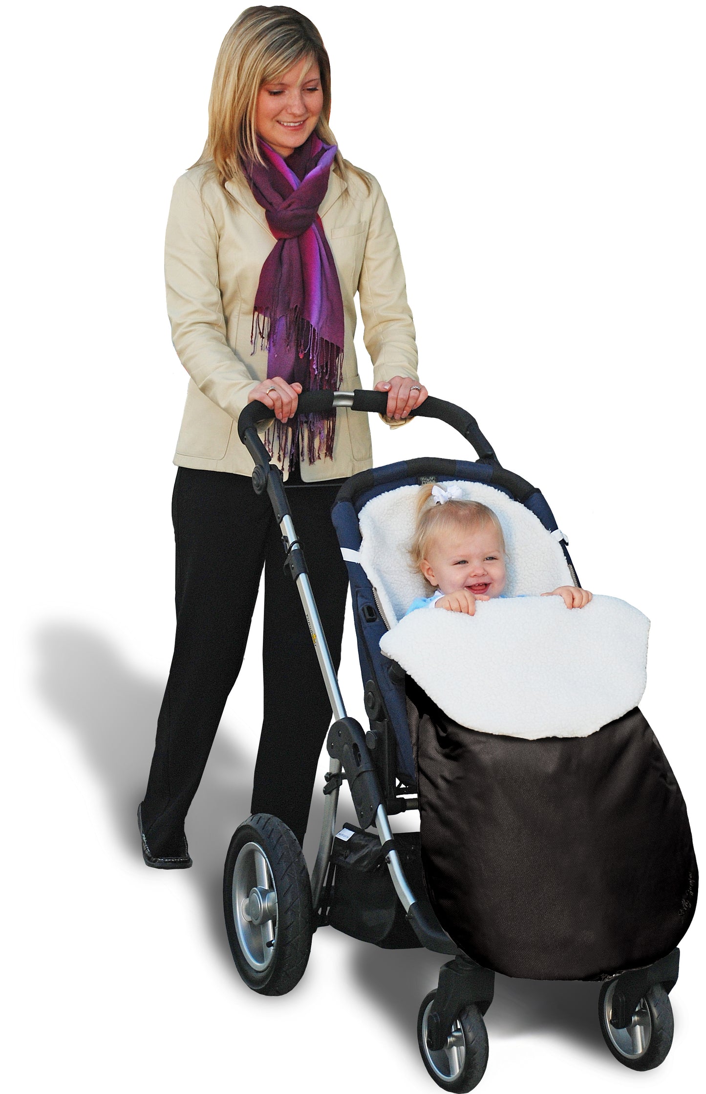 Stroller Snuggle Bag - Water Resistant - Black