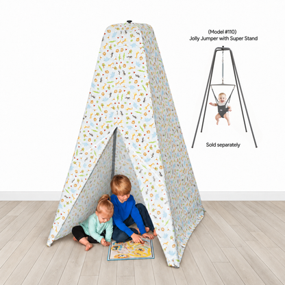 Teepee Tent (for Jolly Jumper with Super Stand) - White Safari