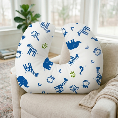 Baby Sitter Nursing and Play Cushion - Navy Jungle