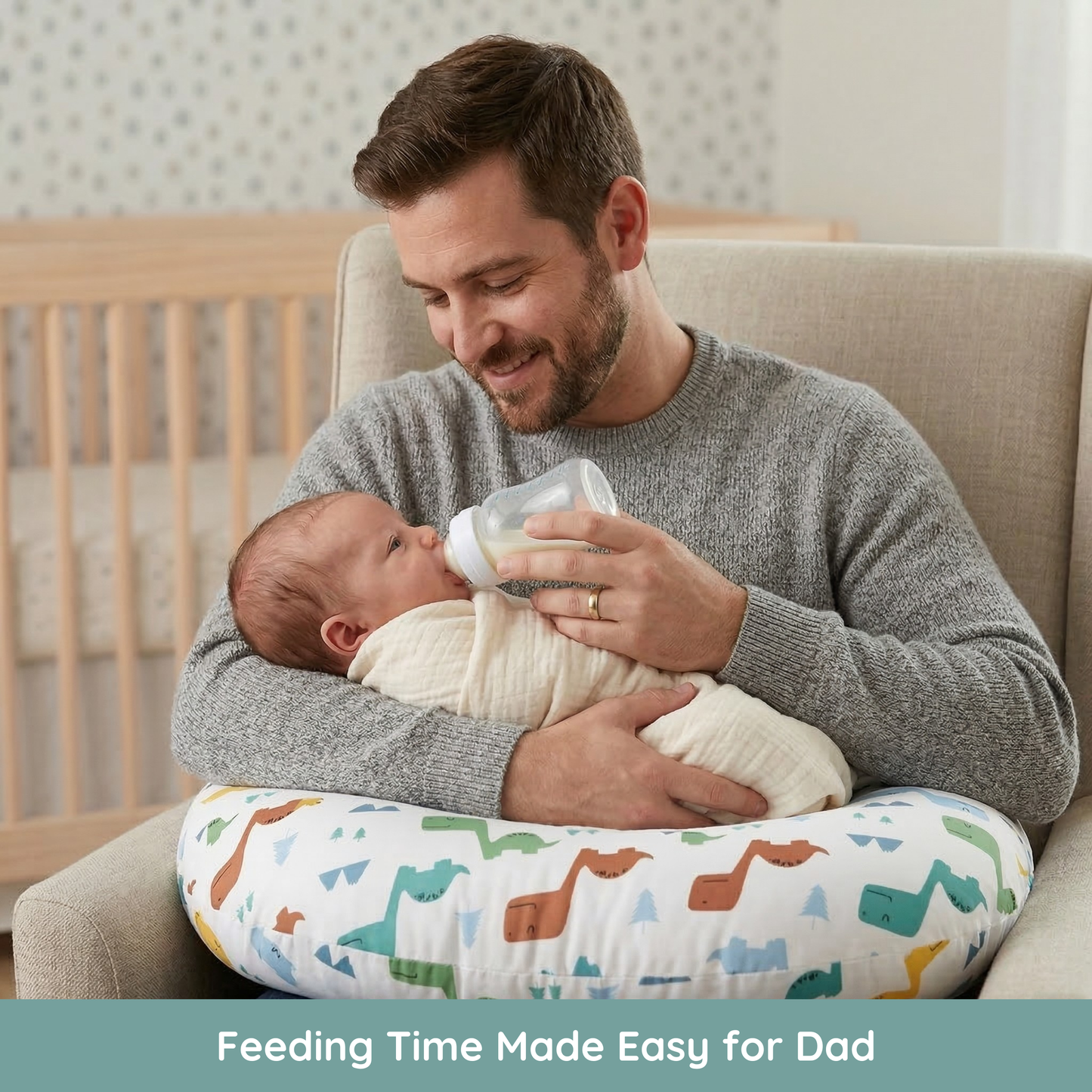 Jolly Jumper Baby Sitter Nursing Pillow - Dinosaurs