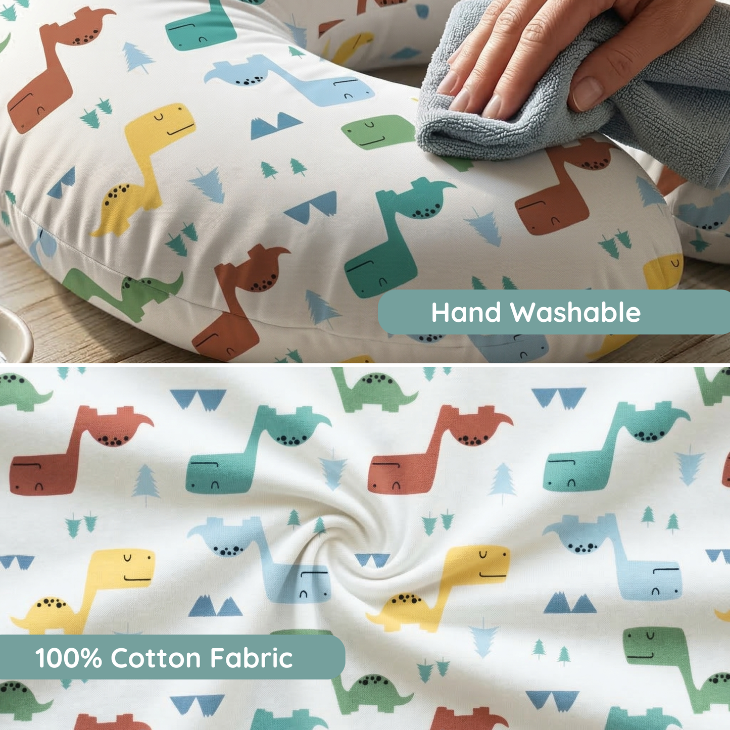 Jolly Jumper Baby Sitter Nursing Pillow - Dinosaurs