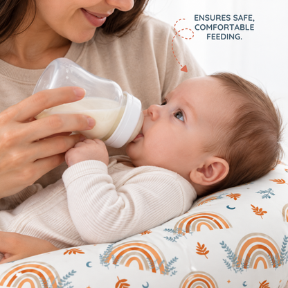 Jolly Jumper Baby Sitter Nursing Pillow - Rainbows