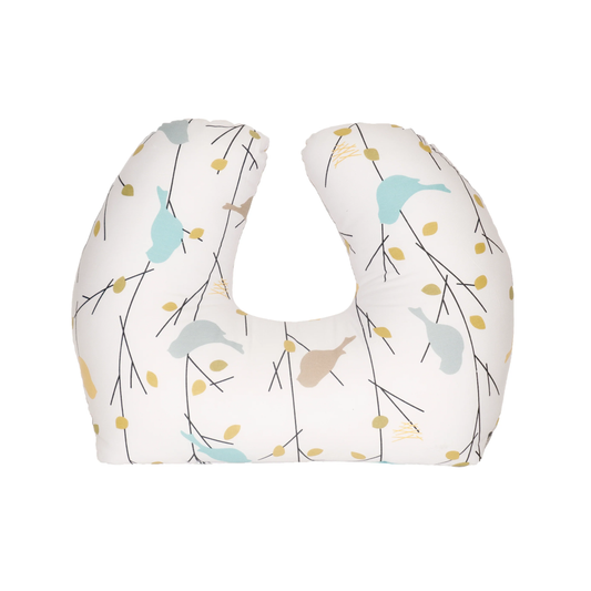 Baby Sitter Nursing and Play Cushion - Earthtone Birdies