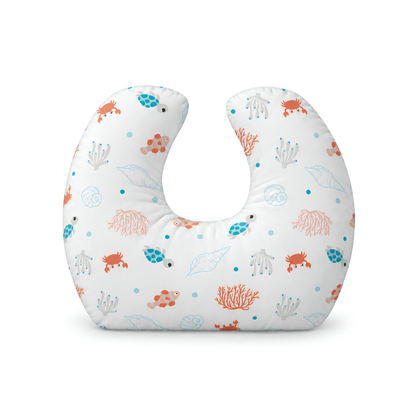 Jolly Jumper Baby Sitter Nursing Pillow - Beach Turtles