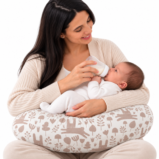 Jolly Jumper Baby Sitter Nursing Pillow - Beige Bunny