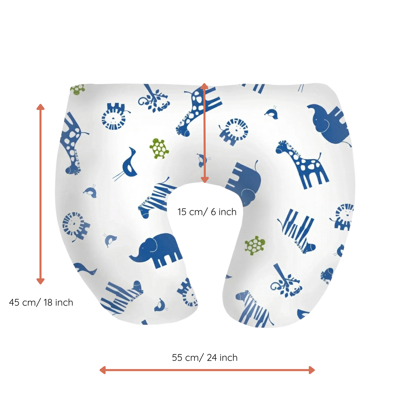 Baby Sitter Nursing and Play Cushion - Navy Jungle
