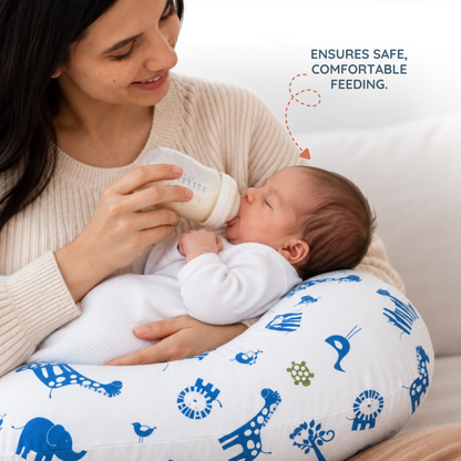 Baby Sitter Nursing and Play Cushion - Navy Jungle