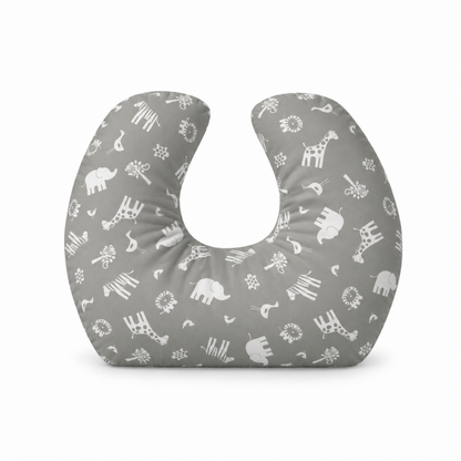 Baby Sitter Nursing and Play Cushion - Grey Jungle