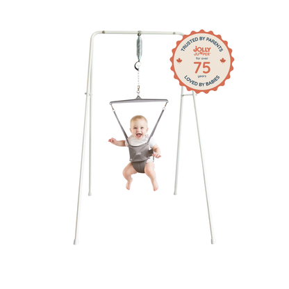 The Jolly Jumper *CLASSIC* with Stand - Grey Saddle