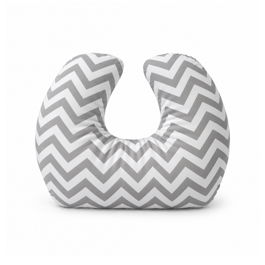 Baby Sitter Nursing and Play Cushion - Grey Chevron
