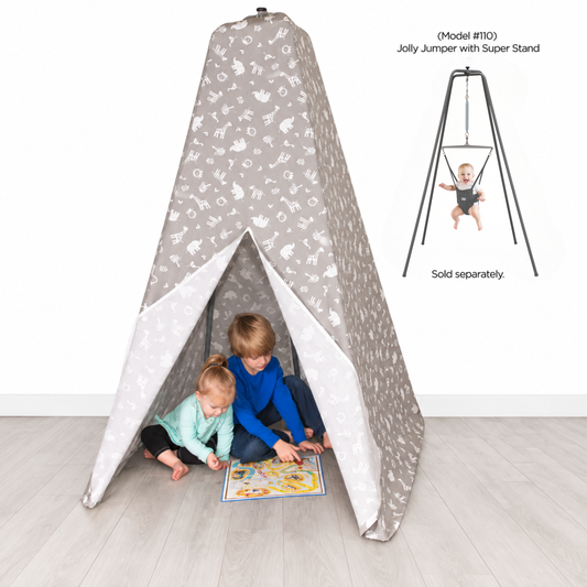Teepee Tent (for Jolly Jumper with Super Stand) - Grey Jungle