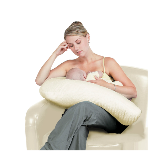 Boomerang Nursing Cushion - Cream Chenille