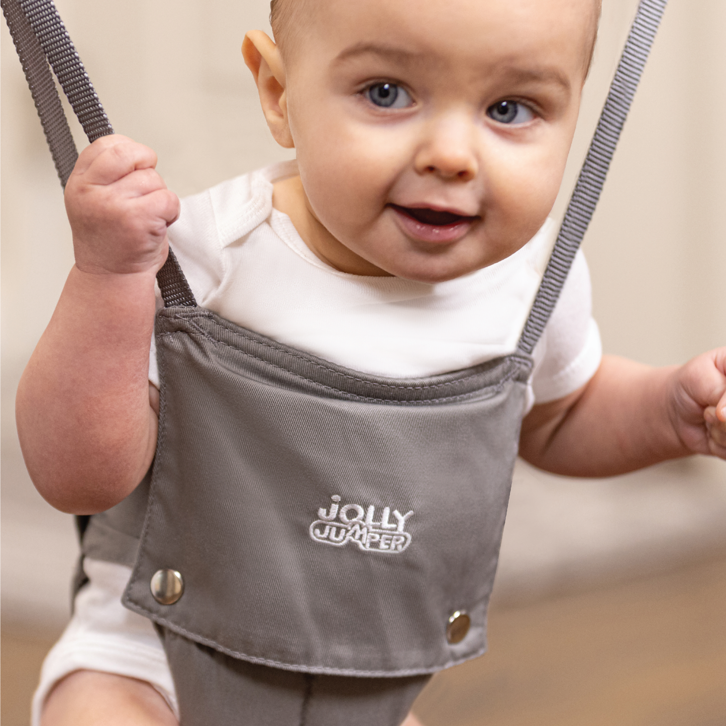 The Jolly Jumper *CLASSIC* with Stand - Grey Saddle