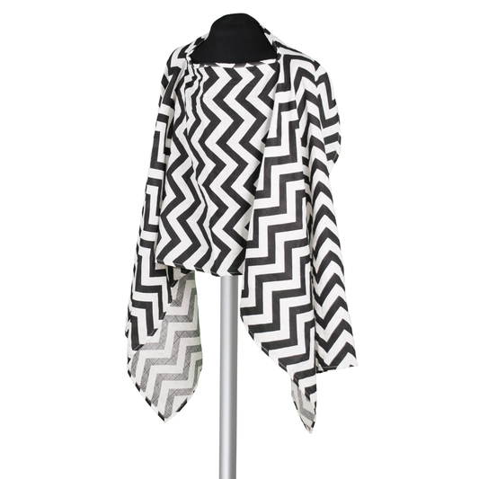 Pashmama - Muslin - Black Chevron