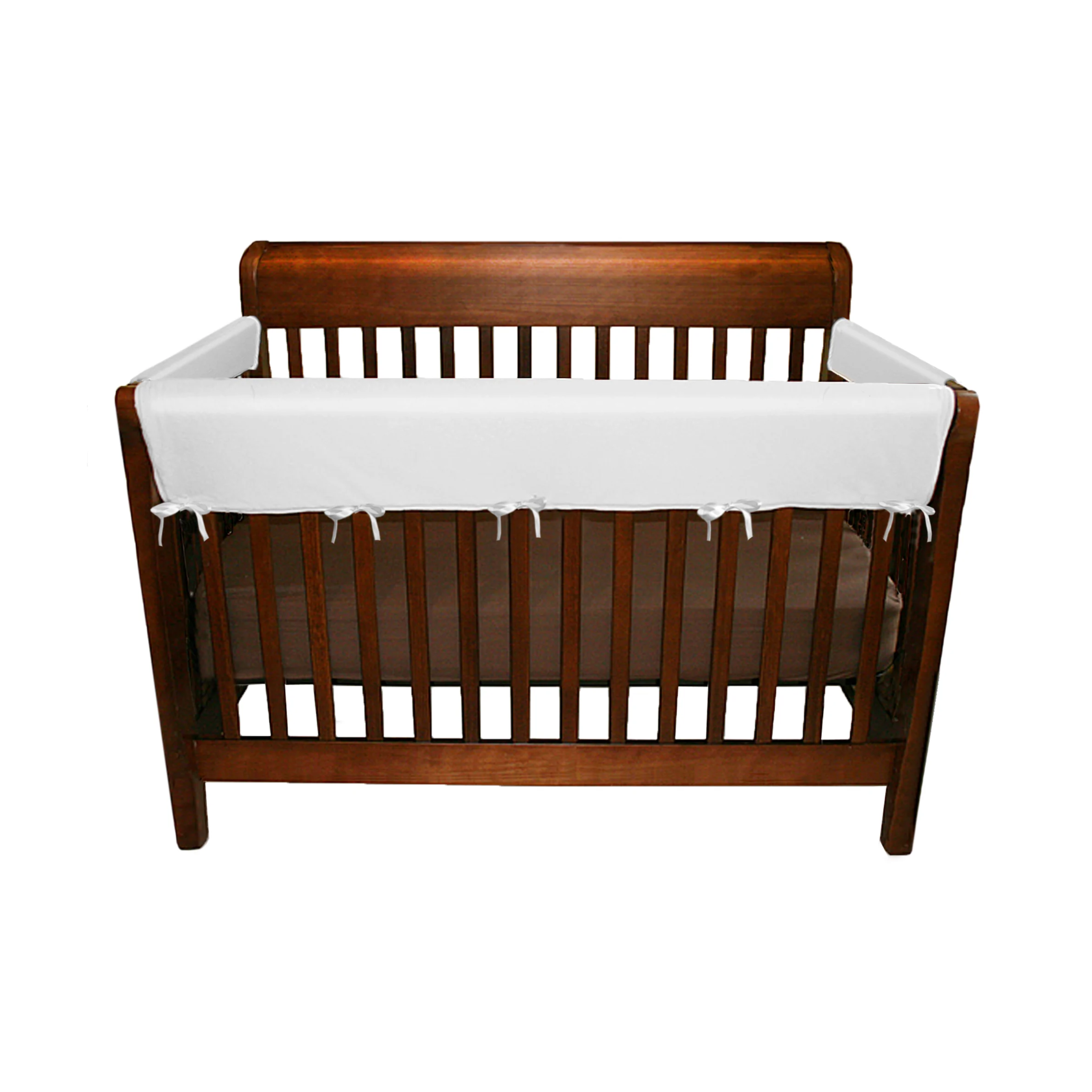 Soft Rail Convertible Crib Protector - 3 Piece White – Jolly Jumper