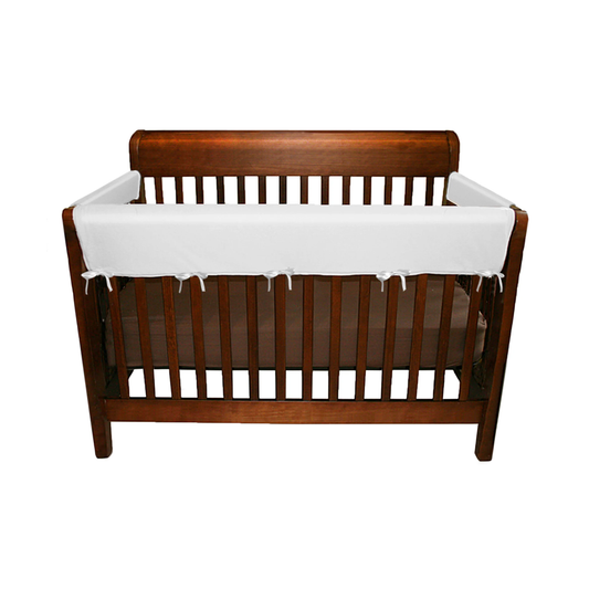 Soft Rail Convertible Crib Protector - 3 Piece White