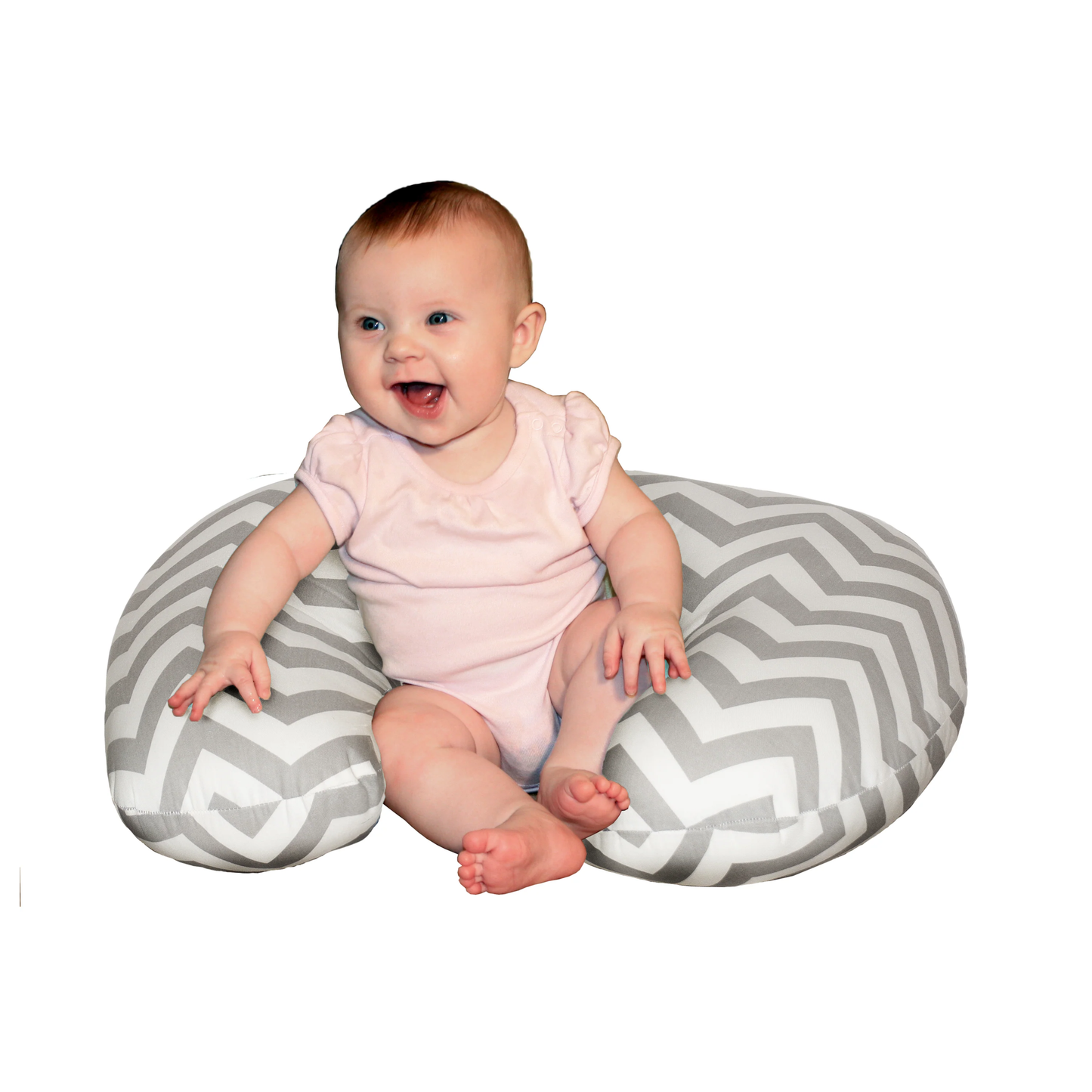 Baby Sitter Slip Cover - Grey Chevron
