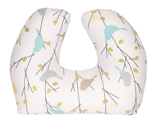 Baby Sitter Nursing and Play Cushion - Earthtone Birdies