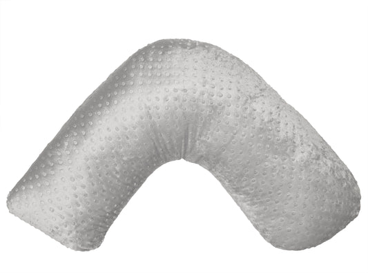 Boomerang Nursing Cushion - Grey Chenille