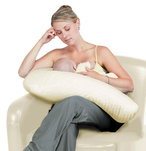 Boomerang Nursing Cushion - Cream Chenille
