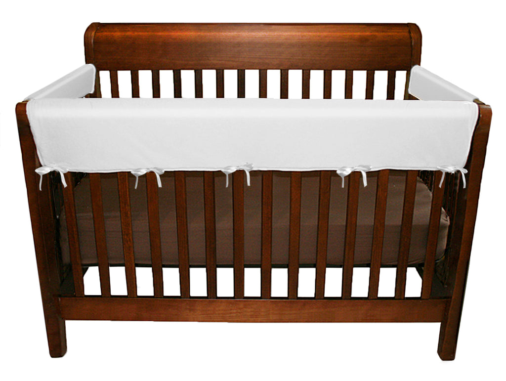 Soft Rail Convertible Crib Protector - 3 Piece White