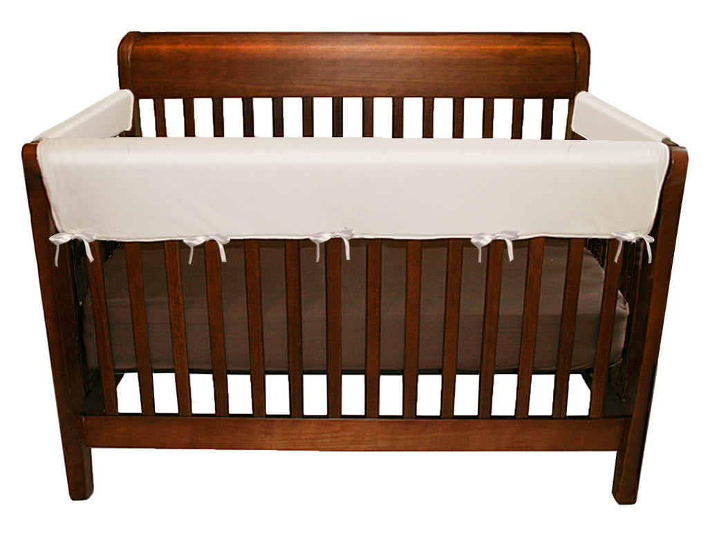 Soft Rail Convertible Crib Protector - 3 Piece Cream
